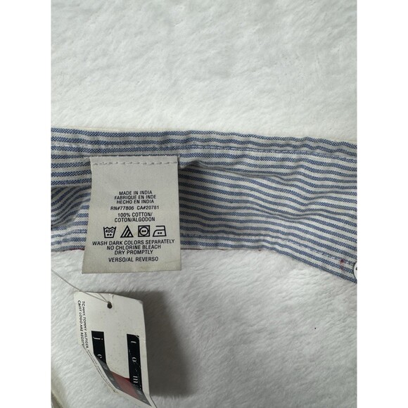 Vintage 90s Tommy Hilfiger American Flag Halter Top Women's Large Reversible NWT - Picture 10 of 14